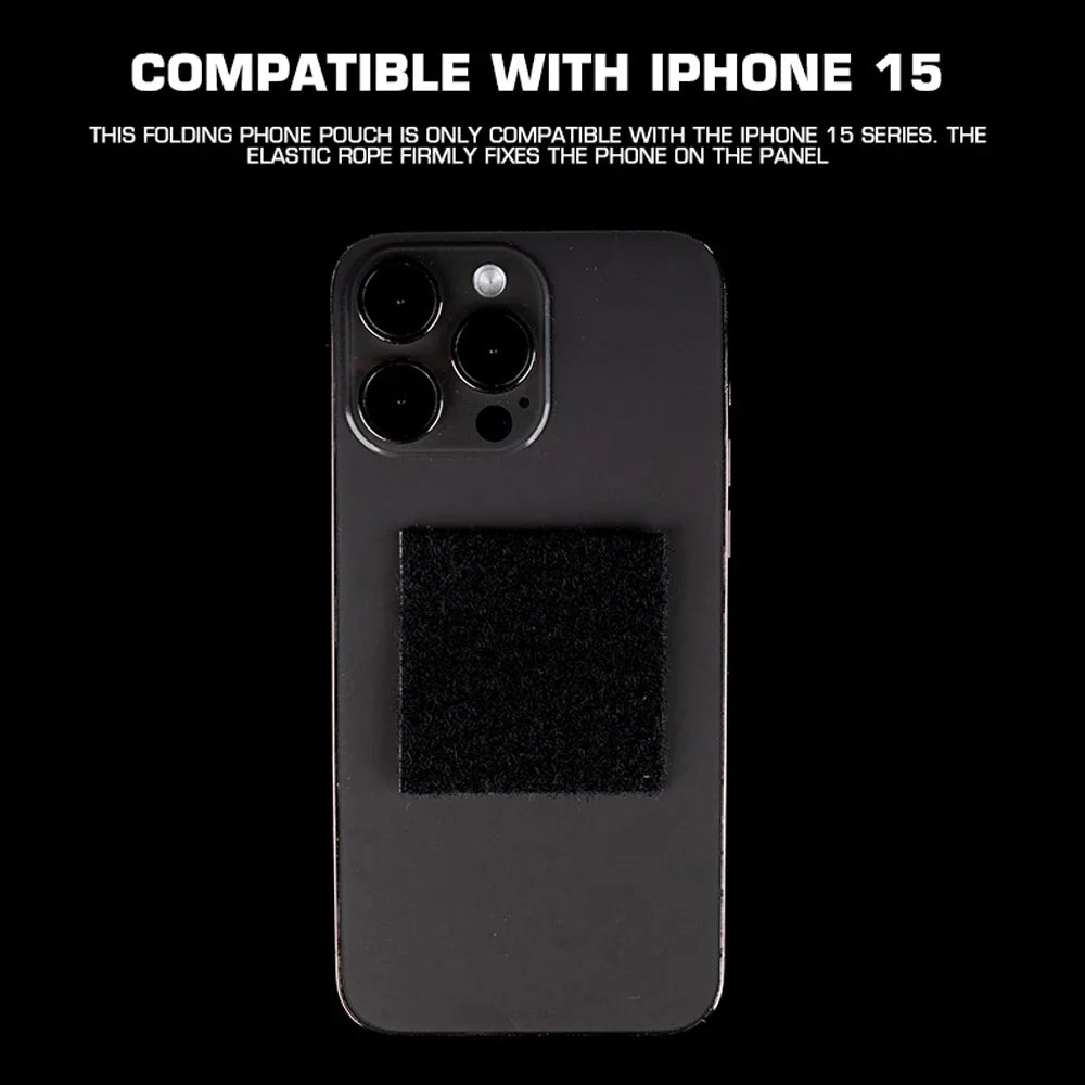 Tactical Mobile Phone Rack Militar Vest Plate Carrier Map Case Panel Airsoft Gear Outdoor Molle Folded Iphone Navigation Board