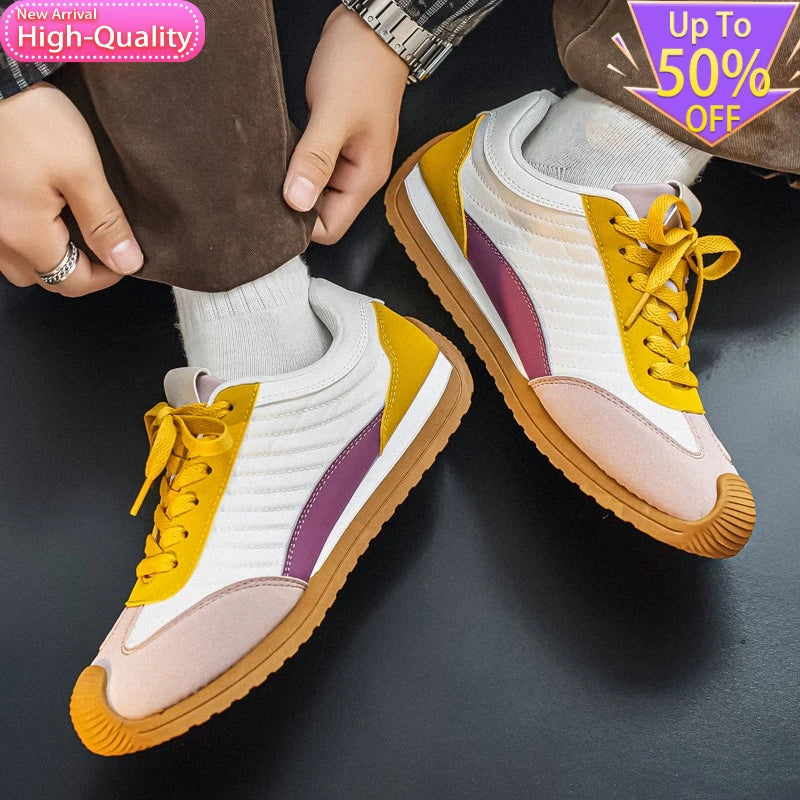 Spring New Low Cut Minimalist Mens Casual Sports Shoes Lightweight Anti Slip Sports Shoes Fashionable and Stable Walking Shoes