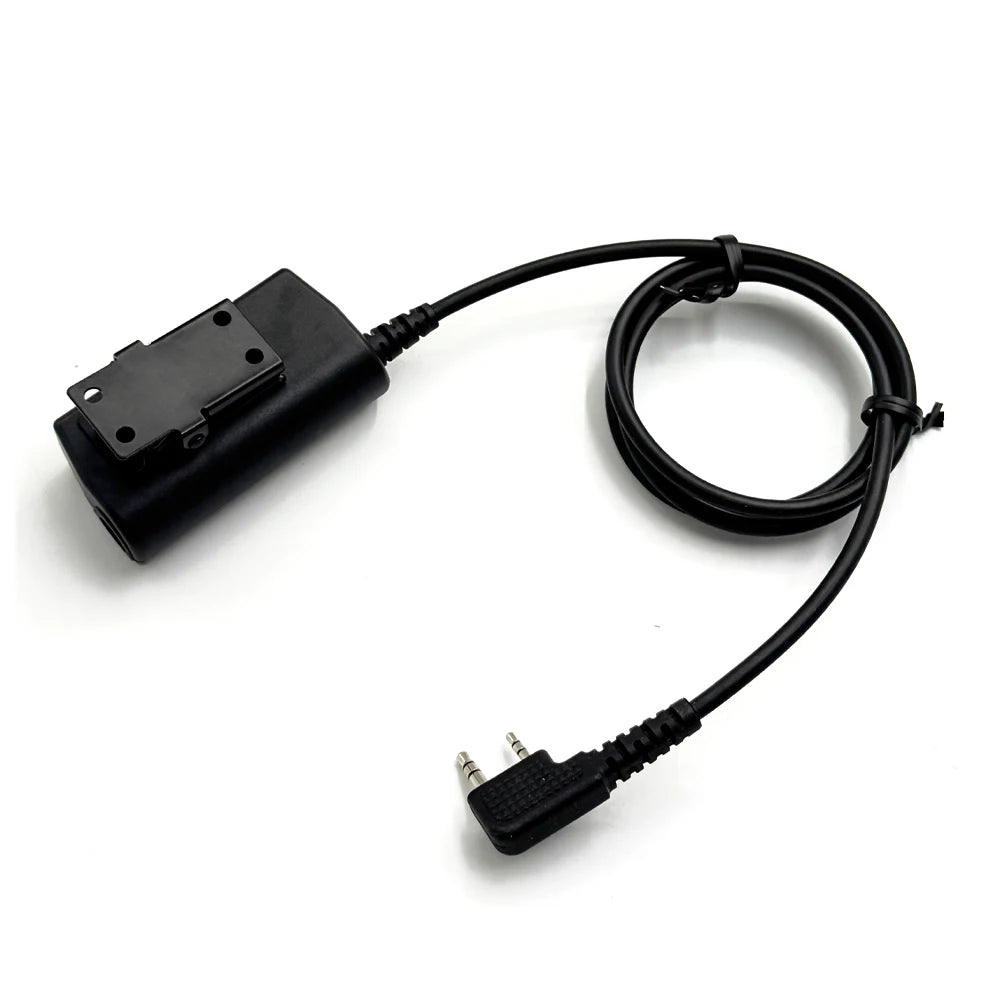 YHKEMA Tactical PTT Adapter – Button Activated Push-to-Talk Interface for Tactical Communication Headsets