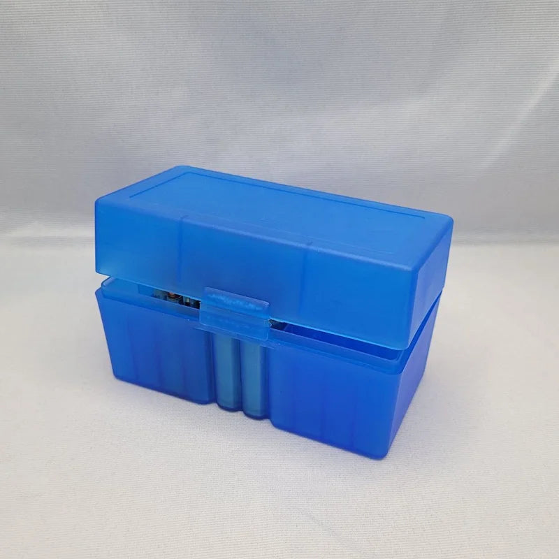 50 Rounds 5.56/5.8 Tactical Ammo Box Flip-Top Rifle Ammo Box for 5.56/5.8X42mm .Ammo Carrying Box Hunting Accessories