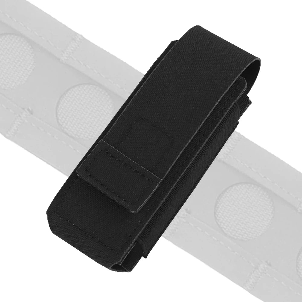 Compact Nylon Utility Pouch, Adjustable Tool Holster for Flashlight, Knife & Small EDC Gear
