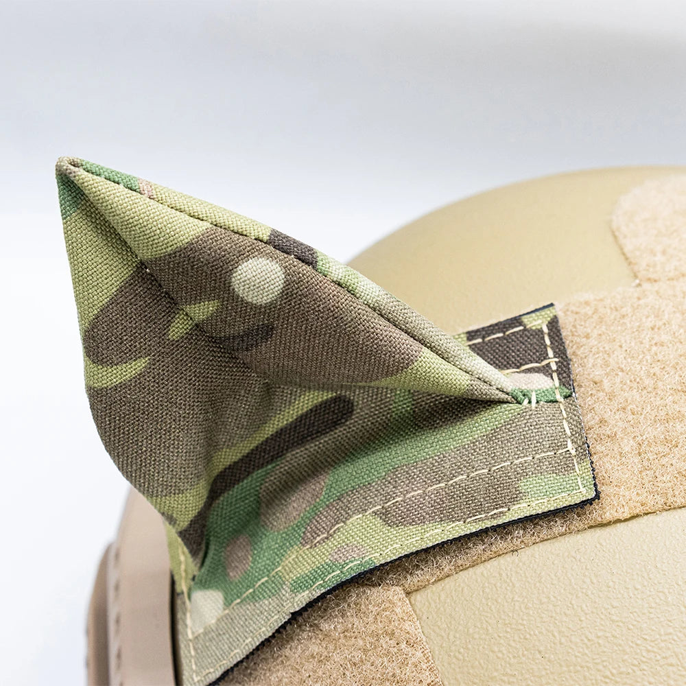 Tactical Helmet Patch Airsoft Fast Helmet Cat Ear Decoration Wargame Cosplay Accessories Outdoor Hunting Shooting Equipment