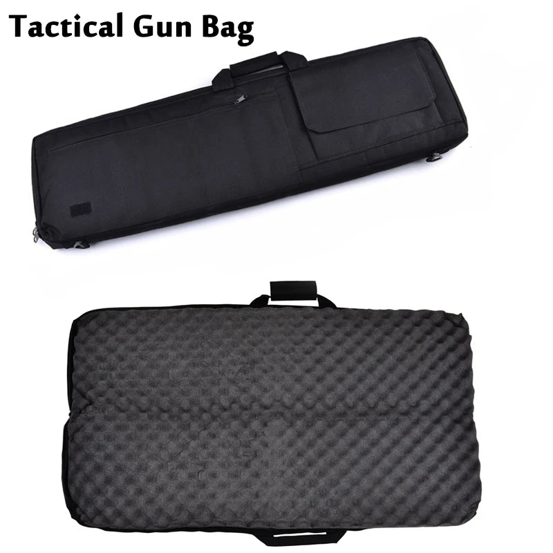 85cm / 100cm Tactical Hunting Gun Bag Airsoft Paintball Gun Case Shoulder Bag With Protective Lining