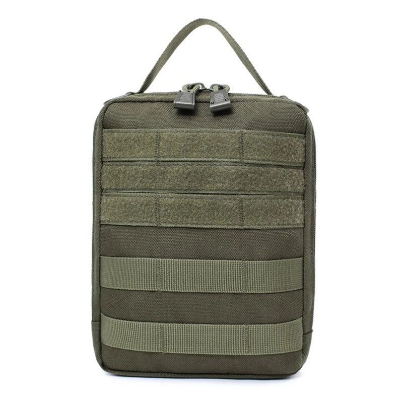 Outdoor EDC Bag Tactical Nylon Handbag Outdoor First Aid Survival Bag MOLLE Accessory Bag Medical Storage Waist Bag Tool Bag