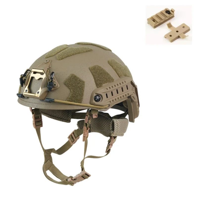 SF FAST Tactical Helmet - Aramid Fiber - High Quality - Tactical Helmet FAST Wendy - Suspended Soft Pad Tactical Helmet - Outdoo