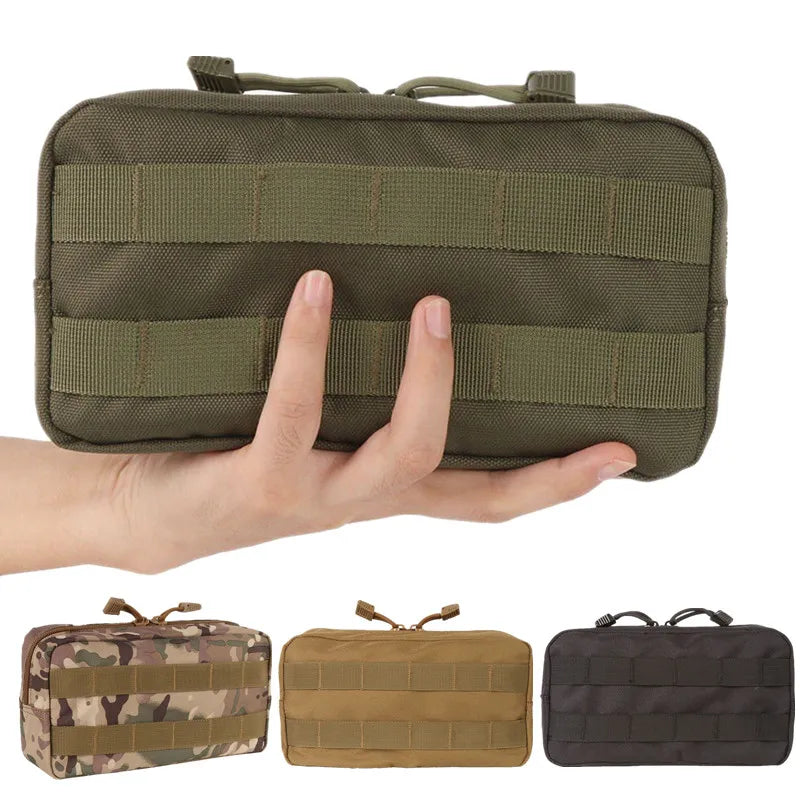 Tactical Molle EDC Tool Pouch Hunting Vest Dump Drop Pouches Outdoor Sports Fishing Camping Accessories Organizer EMT Waist Bag