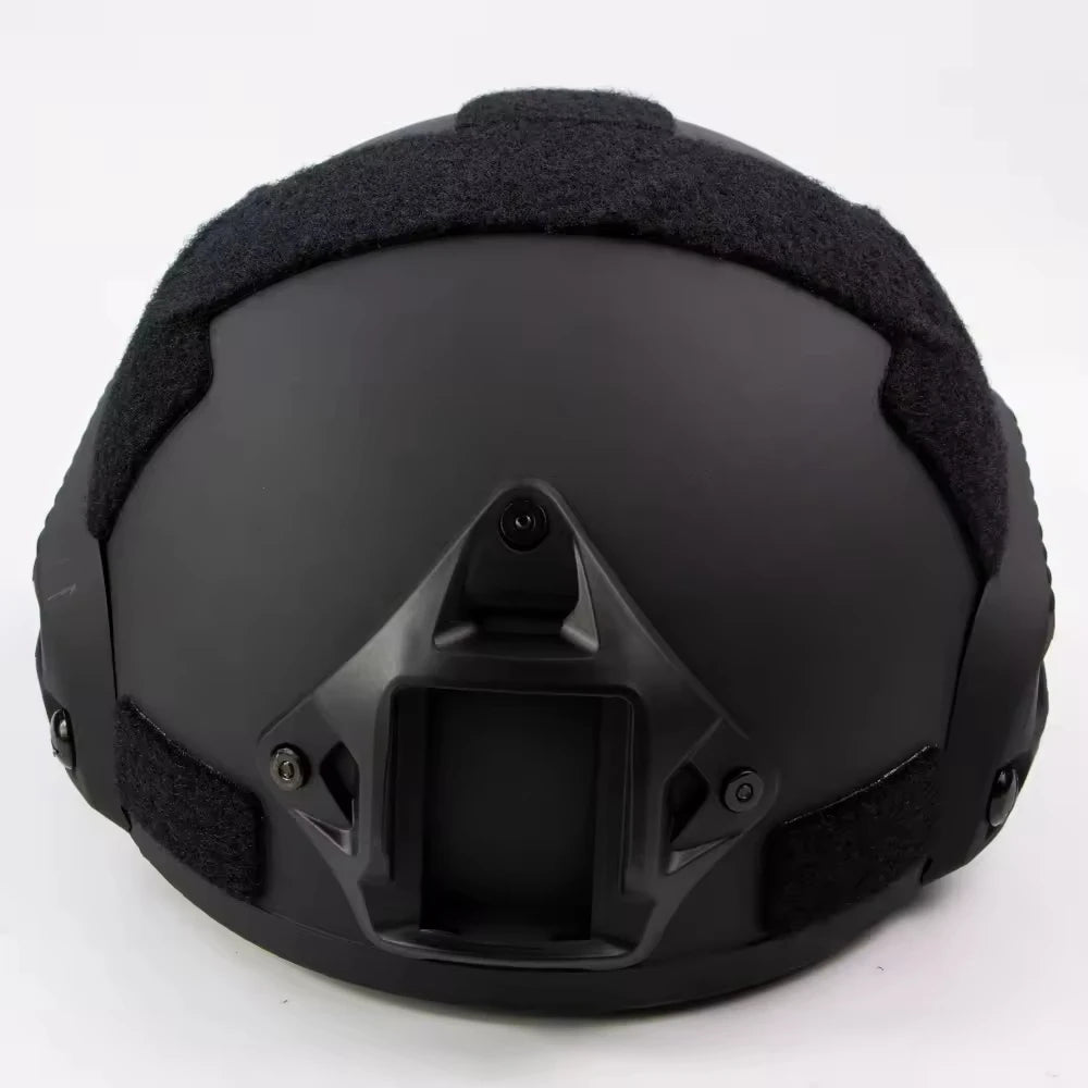 BOOIU MICH 2001 Tactical Helmet Helmet with Adjustable Chin Strap Night Vision Mount Side Rail Cycling CS Paintball Game Helmets