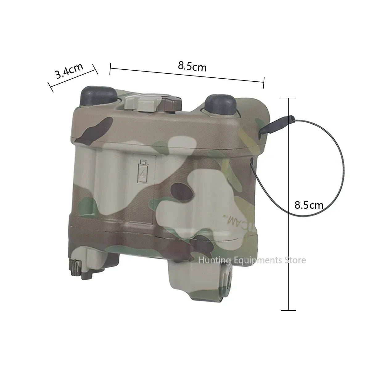 FMA Tactical Dummy AN/PVS-31 Battery Case Helmet TB1280-MC/BK NVG Box Model No Function