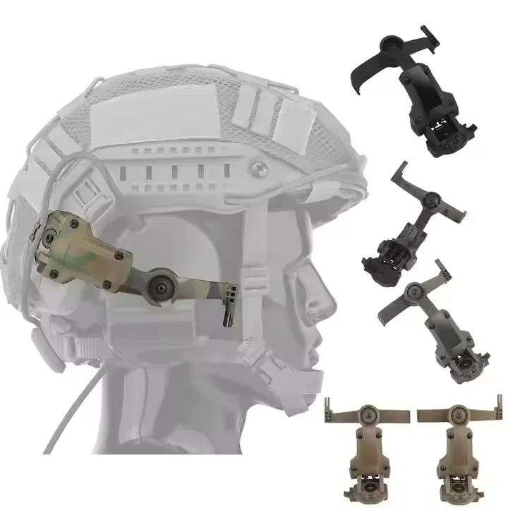 Tactical Helmet Hanging Bracket Adapter Side Rail Mount Adapter Headphone Hanging Bracket Adapter