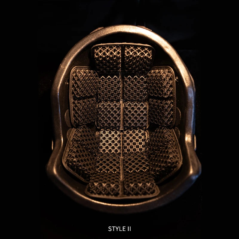 Tactical Helmet Liner Pad 3D Printed Honeycomb Polymer Cushion Breathable Shock Absorption Insert for Airsoft Hunting Outdoor