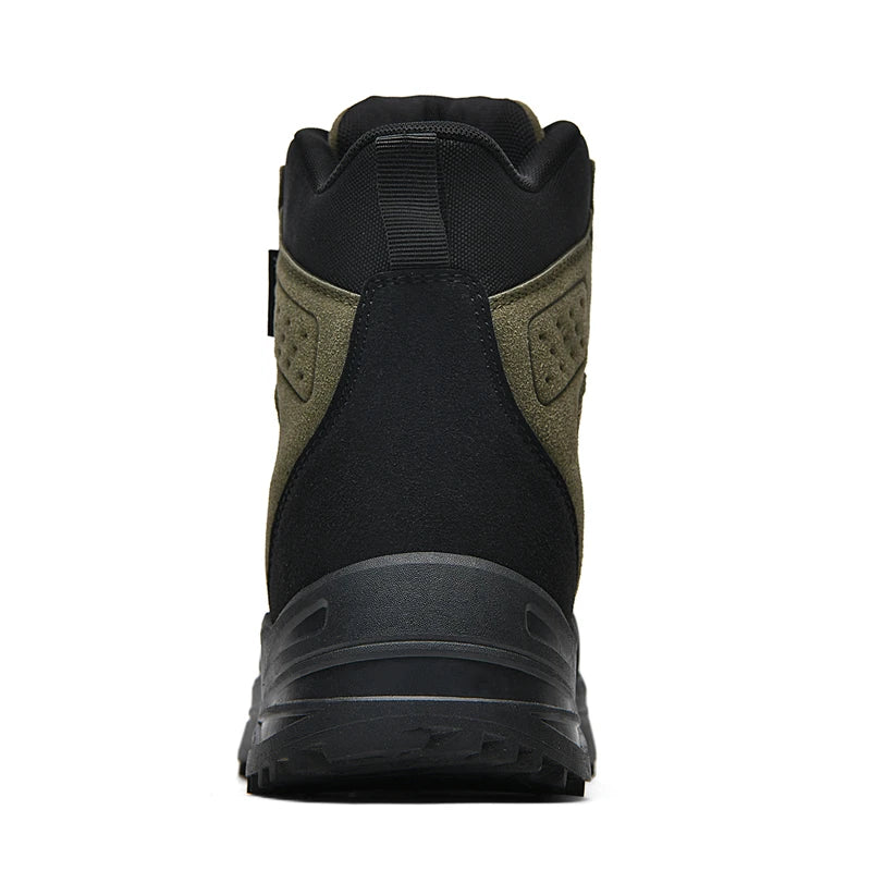 New men's hiking boots, high top combat training boots, anti slip snow boots, field desert boots, outdoor cycling shoes