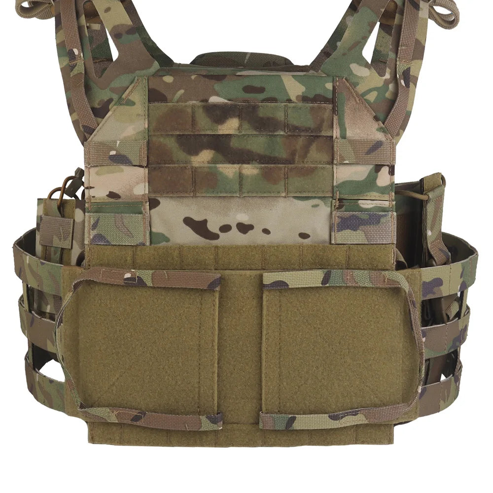 POSEIDON DEFENSE JPCV3 Assault Vest Plate Carrier With Triple Magazine Pouch Storage Side Pouch Radio Pouch Large Drop Pouch