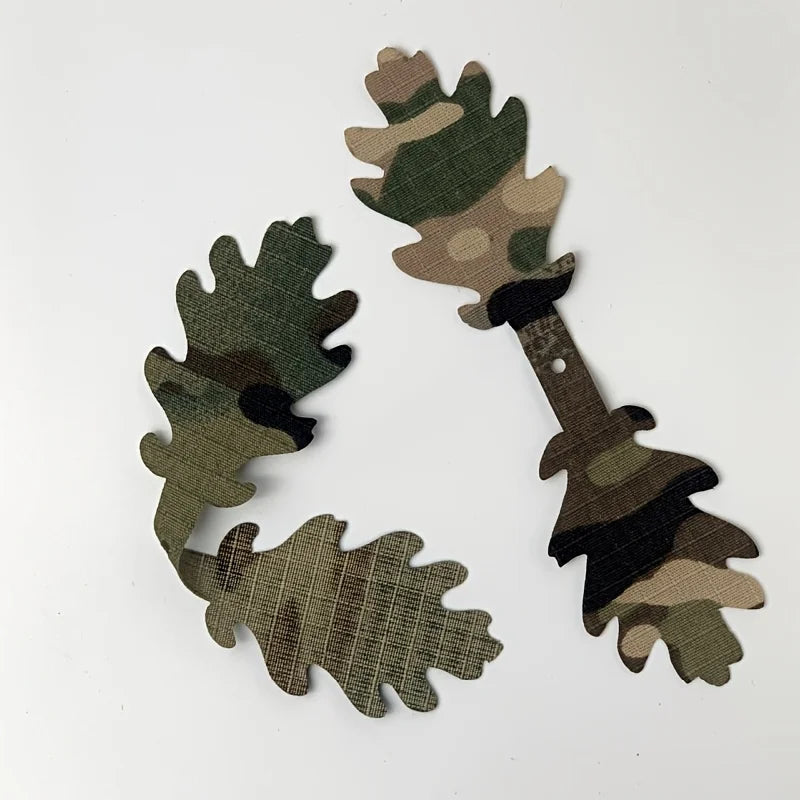 5Pcs 3D Camouflage Strip Tactical Decor Accessories For Helmet Backpack Ghillie Suit Outdoor Hunting Camo Decoration Accessories