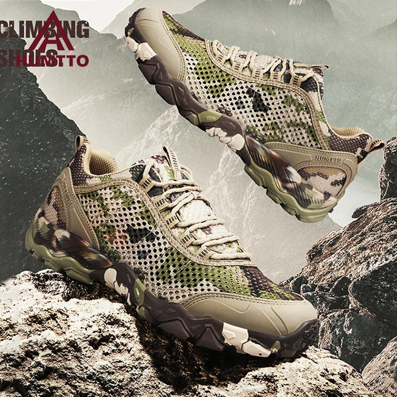 HUMTTO Men Hiking Shoes Breathable Outdoor Sports Climbing Shoes hunting shoes women Trekking Sneakers ankle boots tennis shoes