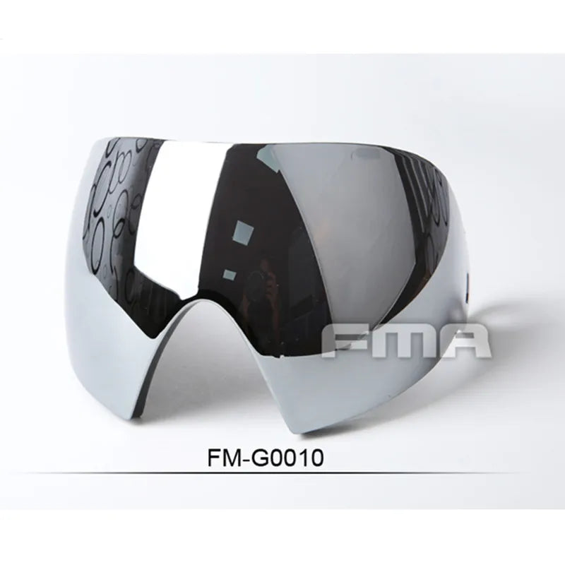 FMA F1 Full Face PC Lenes With One Layer for FM-F0022 to FM-F0025 Goggle Mask