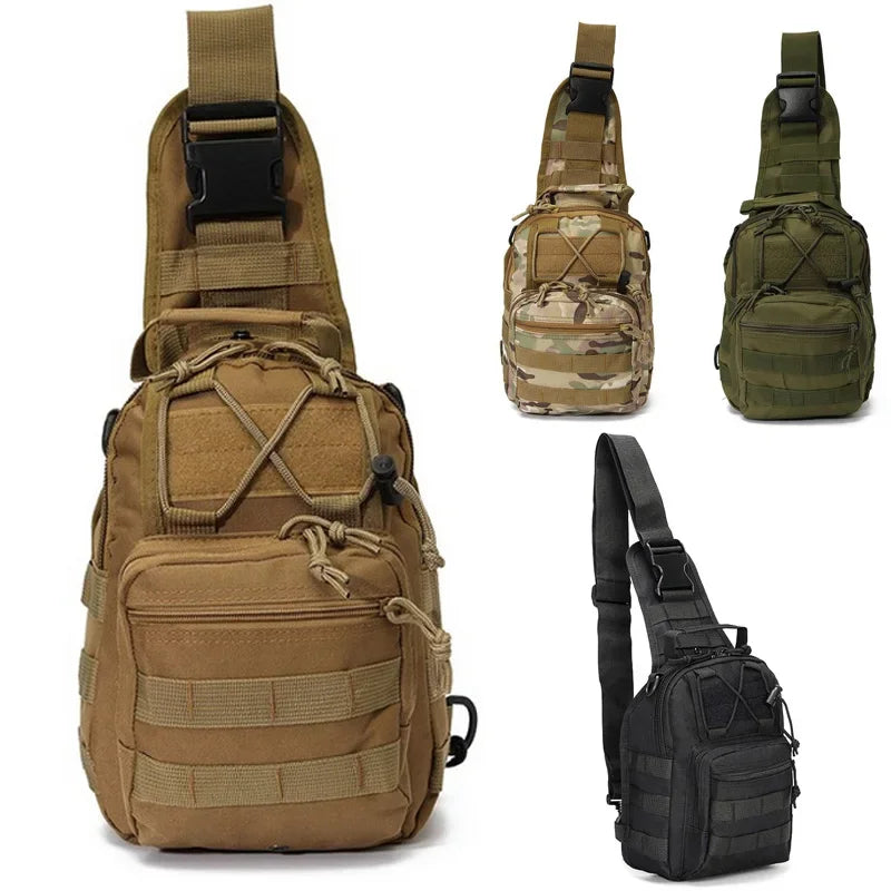 Hiking Trekking Tactical Backpack Sports Climbing Shoulder Bags Camping Hunting Daypack Fishing Outdoor Shoulder Bag