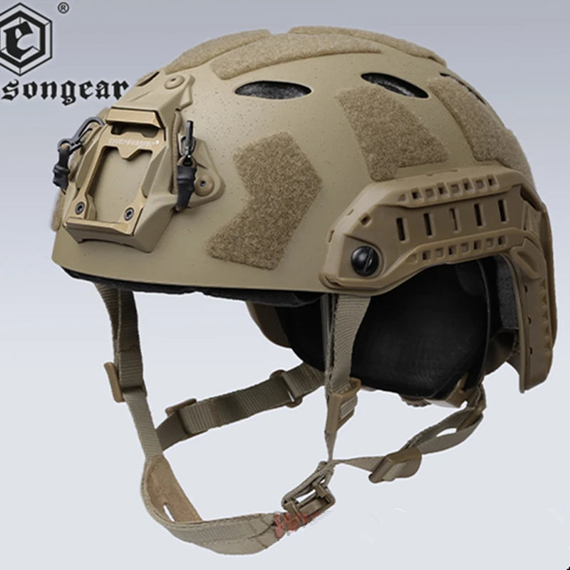 Emersongear Fast SF Super Hight Cut Tactical Helmet（Training）Ops-Core Helmet CS Paintball Protection Airsoft Hunting Equipment