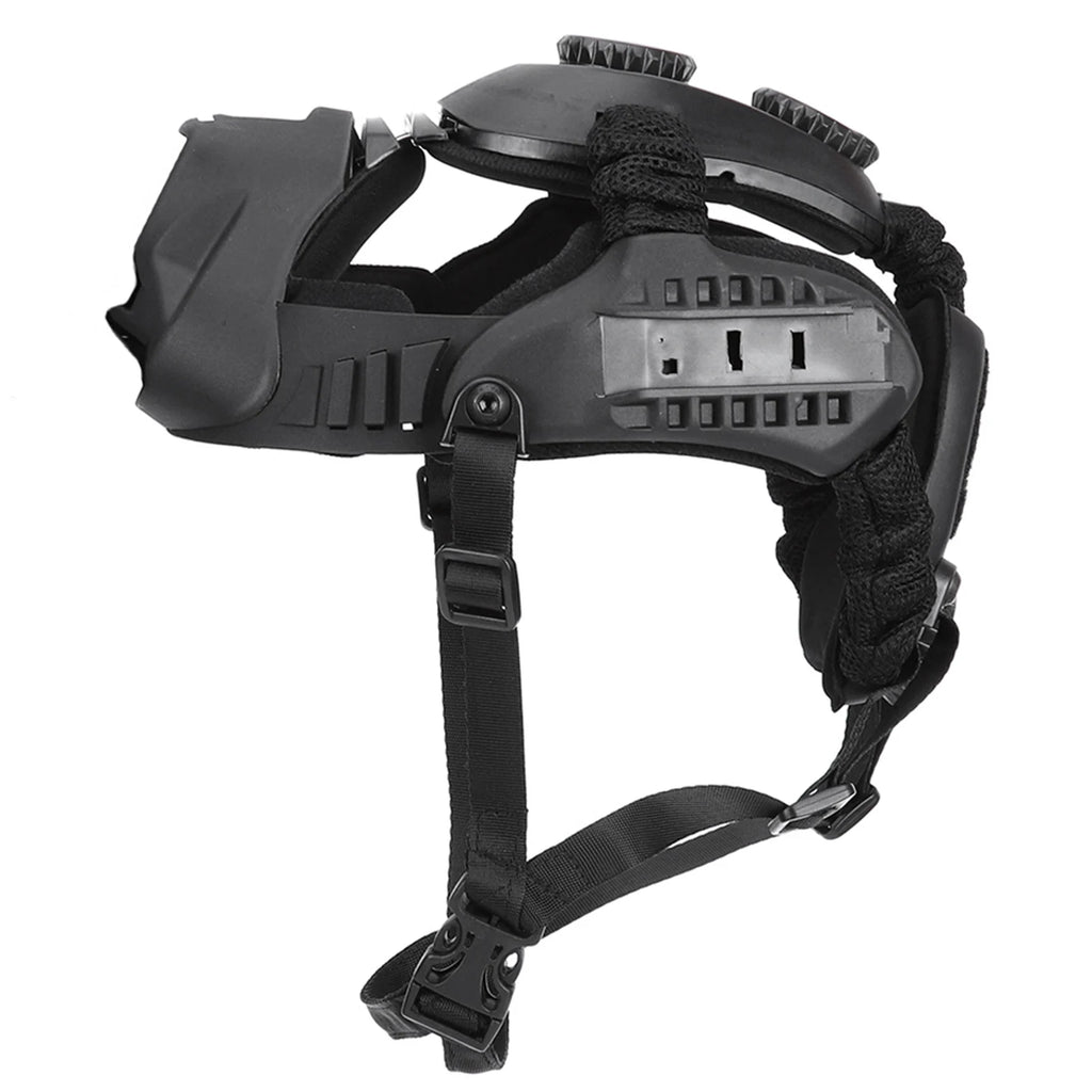 TD368C Black Convenient Adjustment Multifunction Soft Night Helmet Assist Helmet Accessory