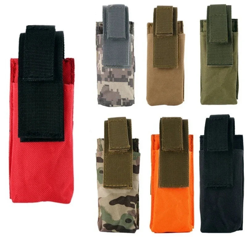 Tactical Scissors Bag EDC Outdoor First Aid Kit Medical Shears Holder Tourniquet Pouch Flashlight Holster for Camping Hiking