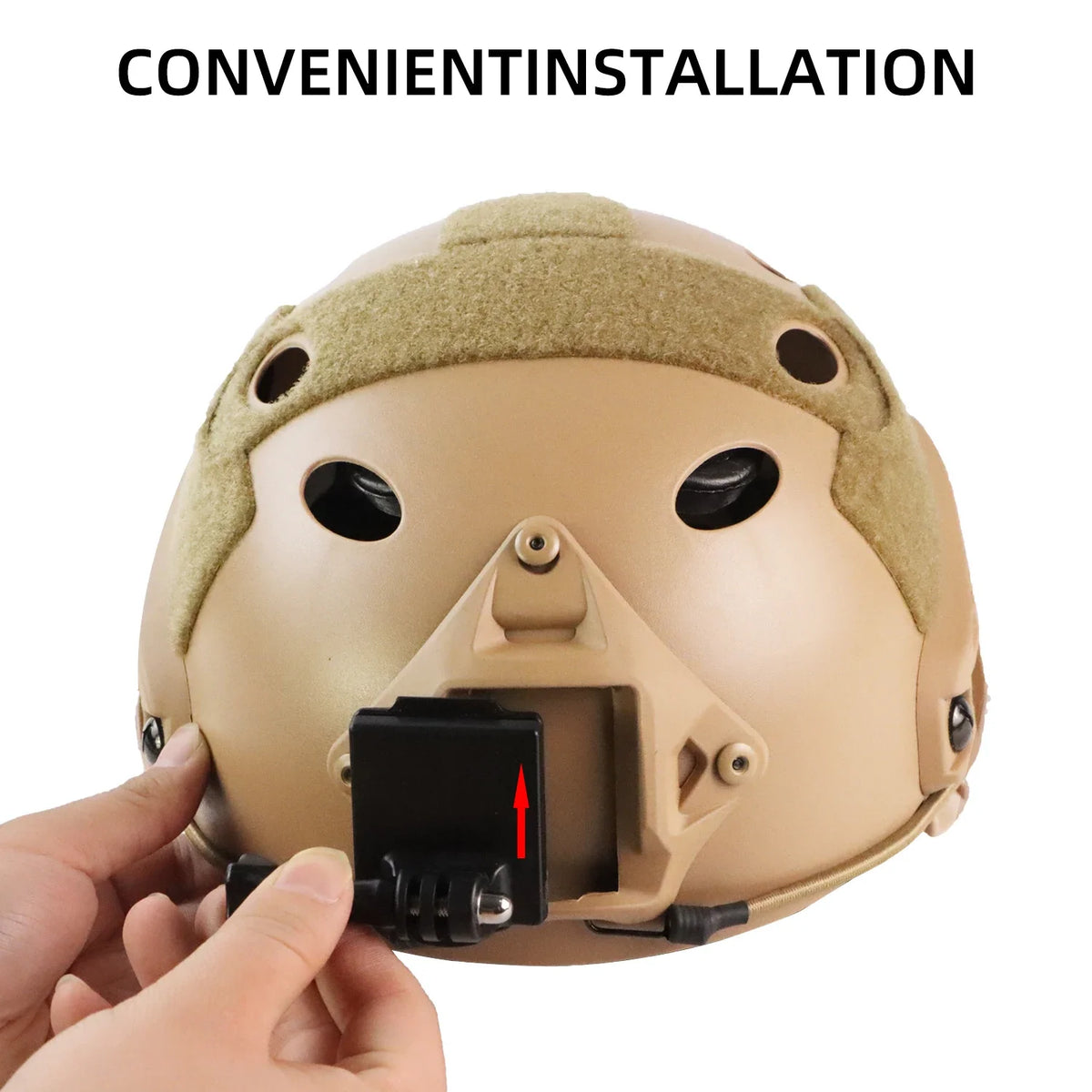 BOOIU tactical helmet base adapter set GoPro hero action FAST/MMIC/NVG sports camera accessories helmet fixing bracket