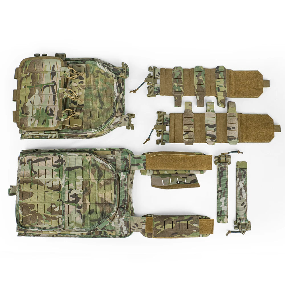 Artex High Quality Outdoor Tactical Vest Lightweight Multi-Use Hiking Hunting Waterproof Molle Tactical Vest Can Plate Carrier