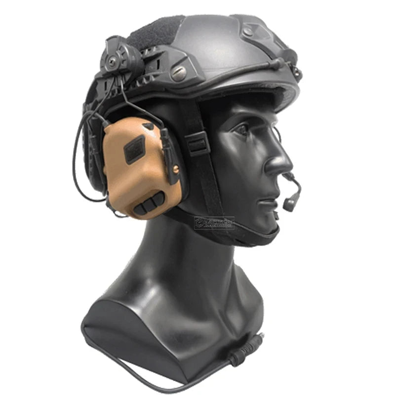 EARMOR M32H MOD4 Helmet Earphones Electronic Shooting Earmuffs ARC Rail Adapter Aviation Communication Helmet Earmuffs