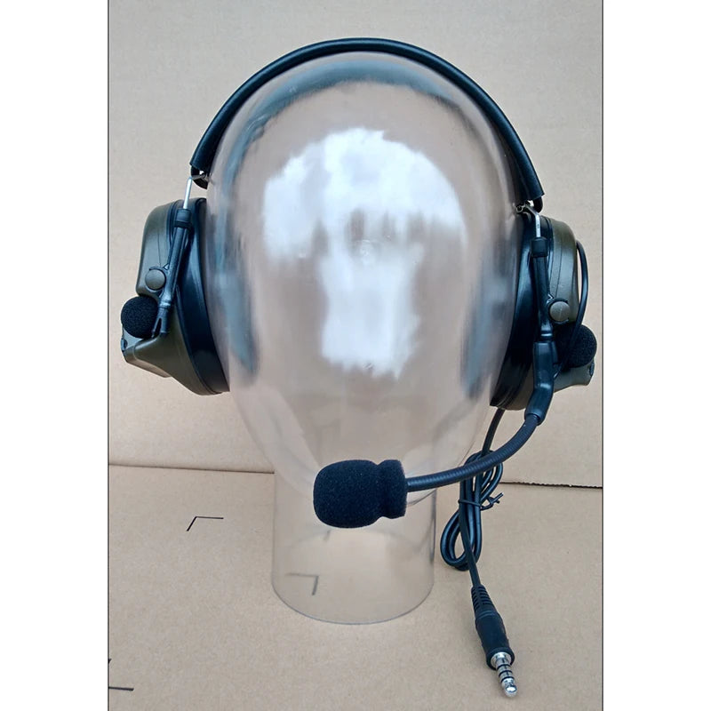 High-fidelity C3 Microphone Comtac3 Peltor Walkie-talkie Headphones