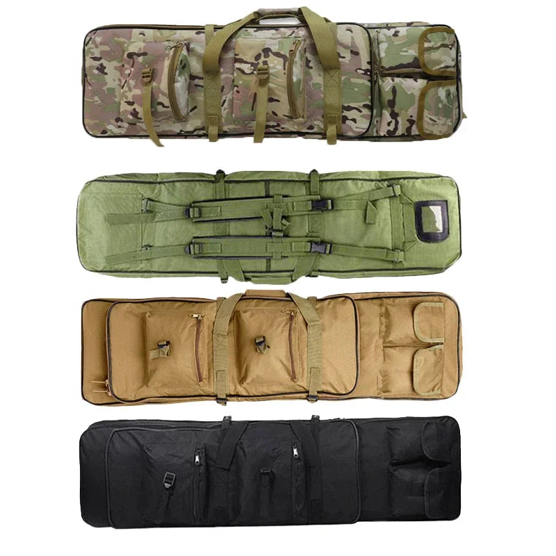 81 94 118 cm Hunting Equipment Tactical Gun Bag Multicam Camo Outdoor Molle Bag Shooting Airsoft Rifle Gun Carry Shoulder Bag