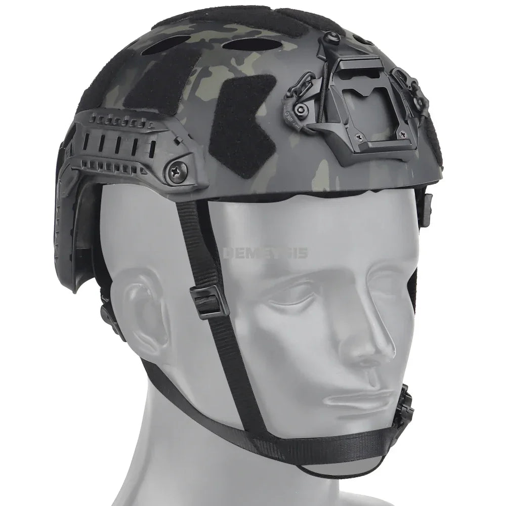 Tactical Fast Helmet Airsoft CS Game Helmets Outdoor Sports Hunting Shooting Paintball Head Protective Gear