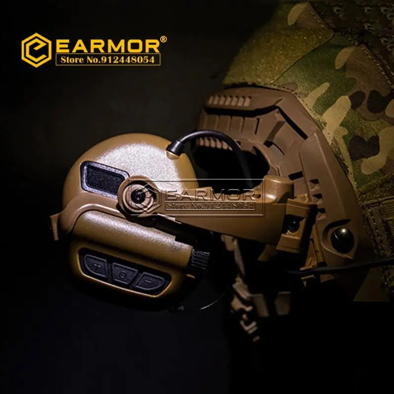EARMOR M16 Tactical Headset ARC Helmet Rails Adapter Attachment Kit for M31X/M32X & M31/M32-Mark3 Headset