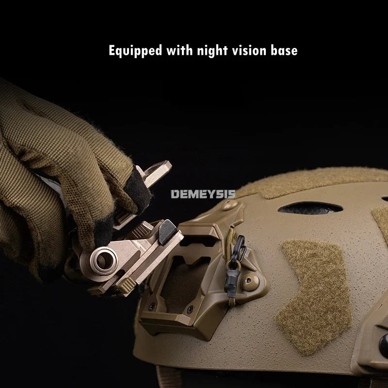 Outdoor Tactical FAST SF Helmet Half Covered Shooting Hunting Protection Sports Helmets Paintball Combat CS Wargame Head Gear