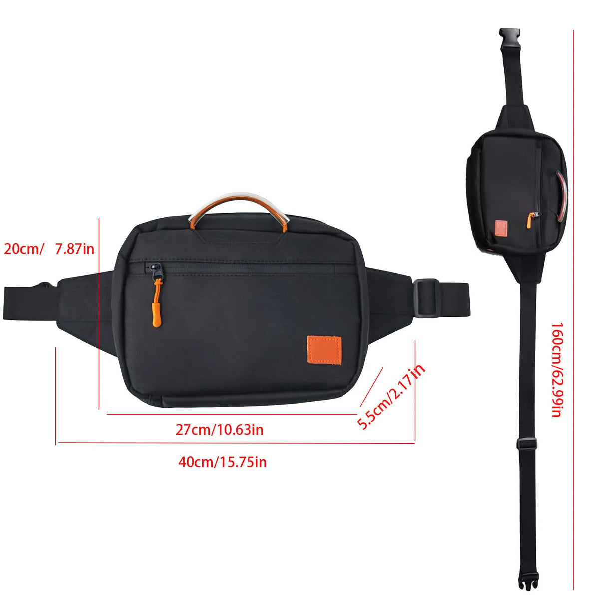 Magnetic Quick Open Gun Bags, Tactical Hidden Pistols Holsters Pouch, with MOLLE System Adjustable Strap, Chest & Waist Carrying