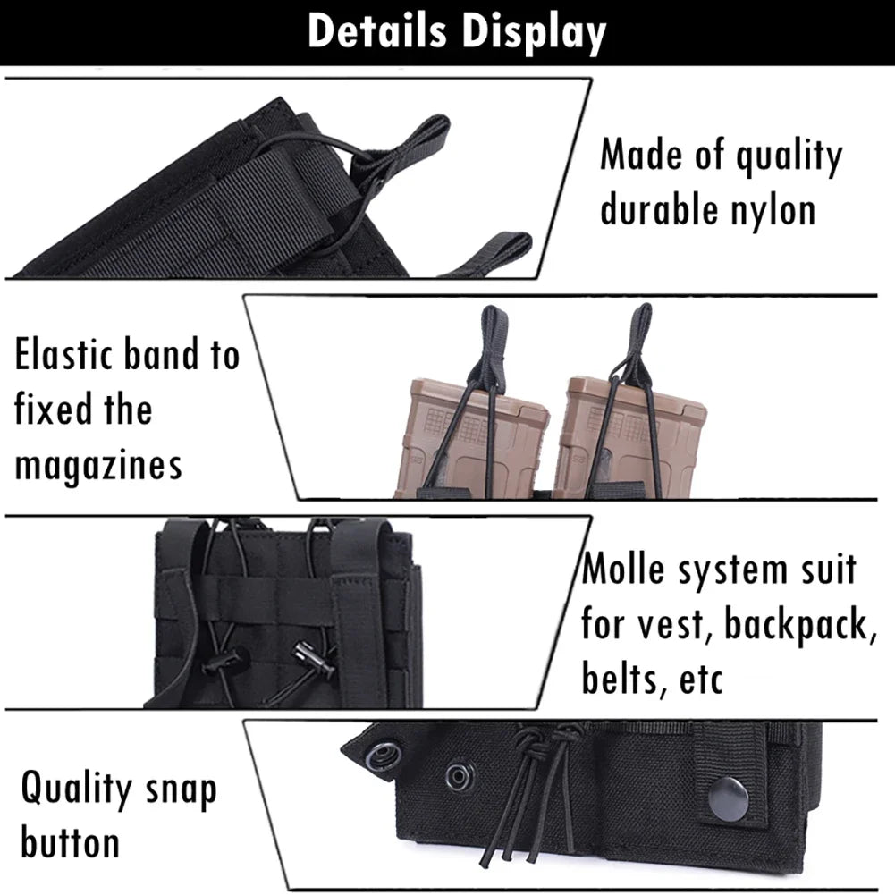 Outdoor mother child magazine bag single/double/triple, accessory pistol magazine bag field vest hanging bag