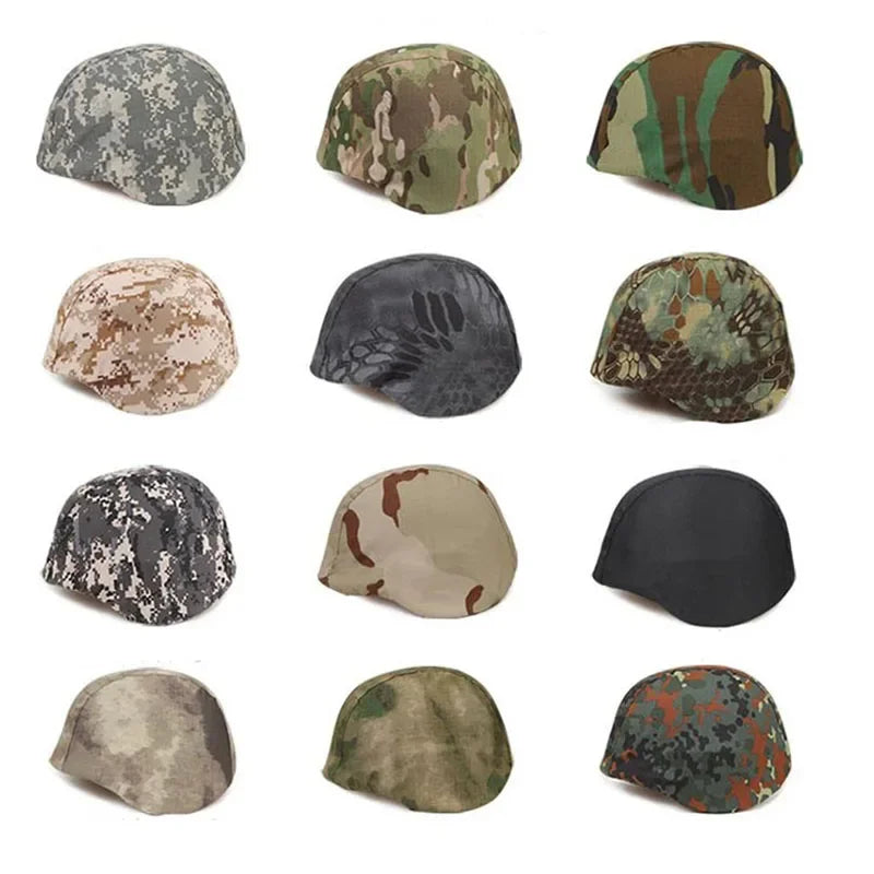 M88 TOP Tactical Helmet Cover CS Military ACU Camouflage Helmet Cloth Cover Airsolft Paintball  High-Strength Hunting Cap