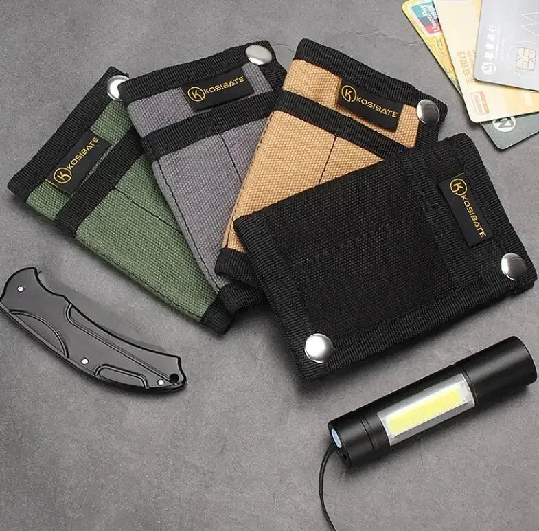 EDC Bag Nylon Organizer Pen Card Wallet Storage Portable Bag Molle Tactical Bag
