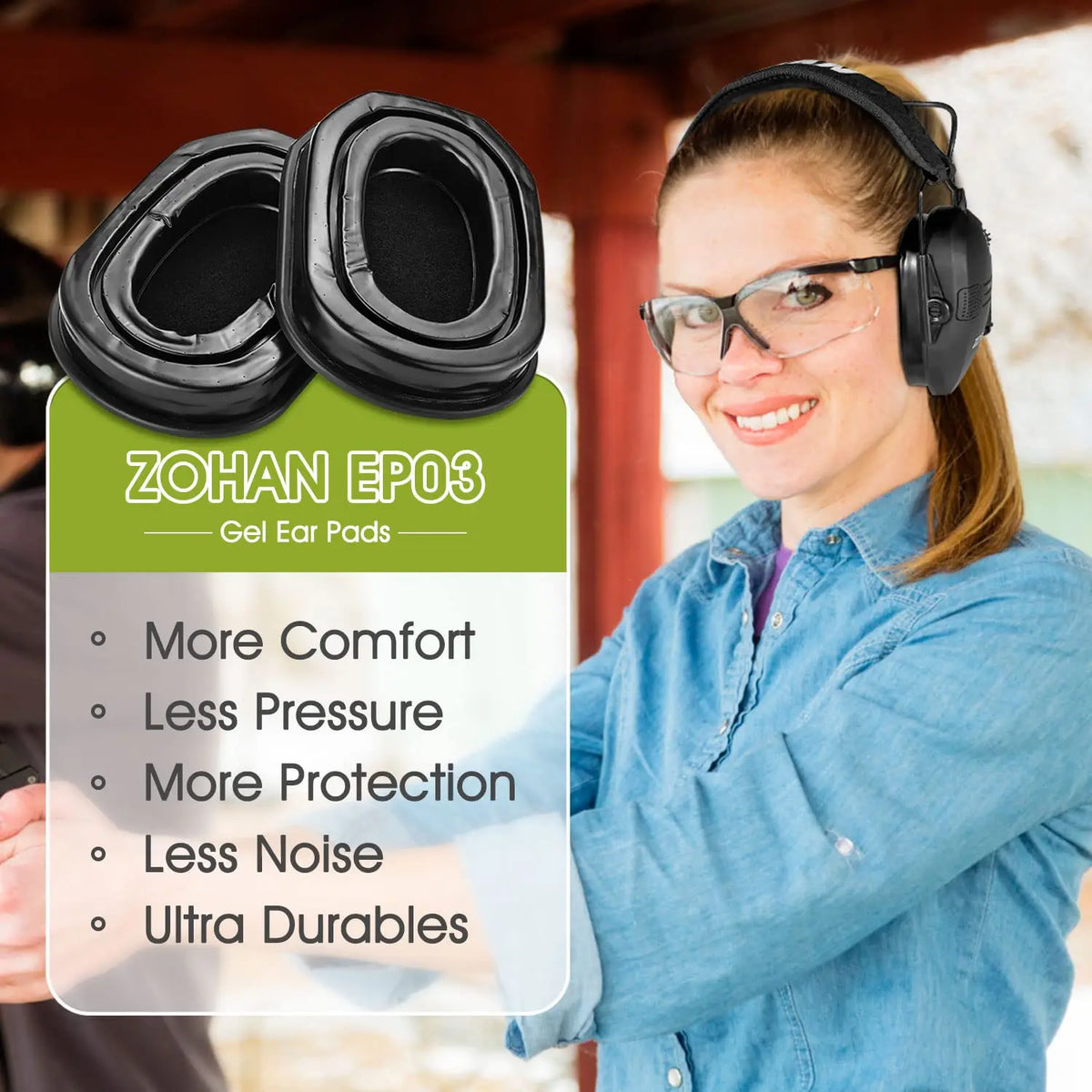 Replacement Ear Cushions Outdoor Tactical Training Helmet Accessories Impact Ear CupsCompatible Replacement Silicone Ear Cushion