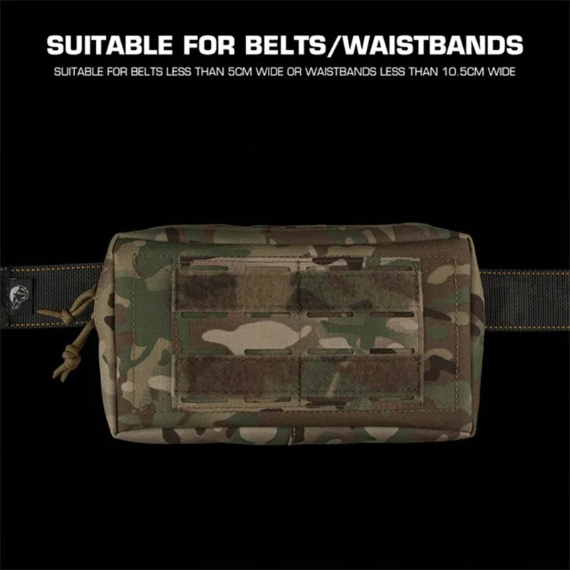 Multifunctional GP Pouch MOLLE Travel Bag Elastic Mounting System for Outdoor Adventure Gear Storage