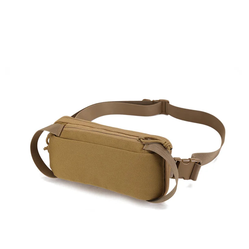 Tactical Chest Bag Hunting Shoulder Bag Belt Waist Pack Phone Holder Case Outdoor Sports Travel Wallet EDC Tool Pouch