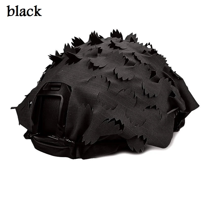 Tactical Helmet Cover Camouflage Fast Helmet Cover Adjustable Hunting Gear Paintball Equipment fit PJ BJ MH Fast