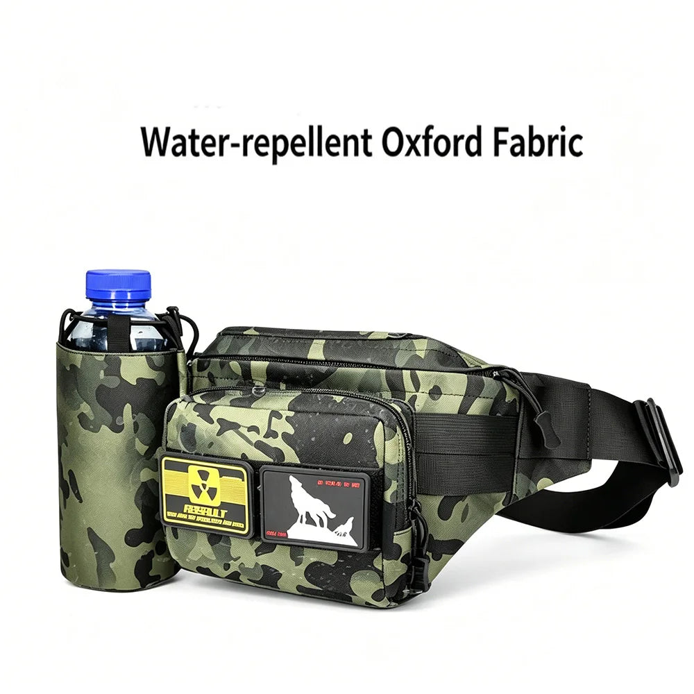 Tactical Waist Pack Men's Military Utility Belt Bag Large Capacity Durable Fanny Pack Pouch for Outdoor Hiking Camping Travel