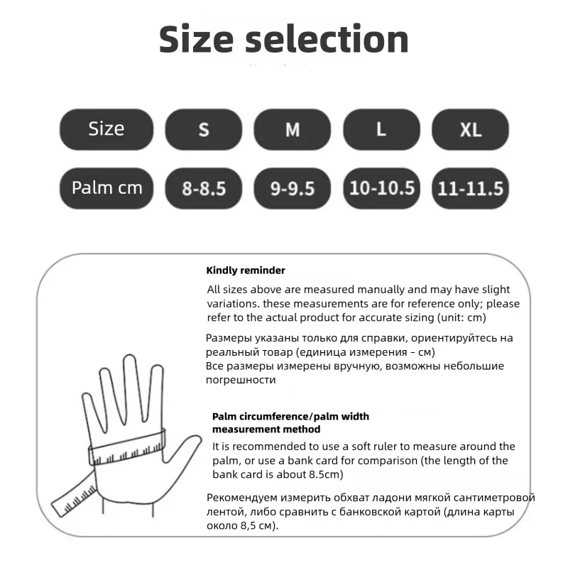 Full-Finger Tactical Protective Gloves Wear Resistant Non-Slip Breathable for Motorcycling Cycling Airsoft Wargame Construction