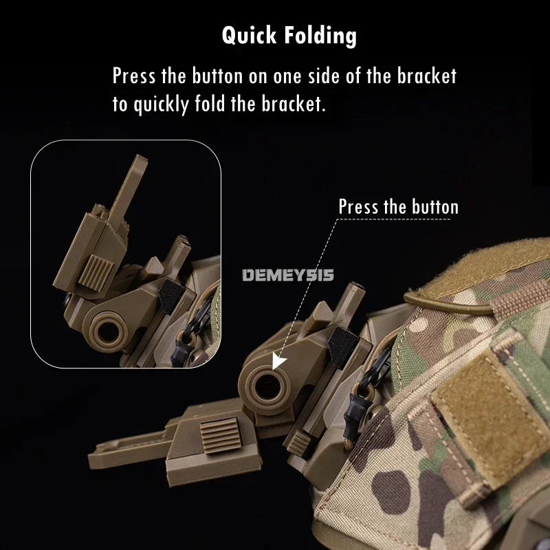 Tactical NVG Mount Outdoor Shooting Hunting Night Vision Goggles Holder Bracket  for PVS15 PVS18 PGPNVG18 Night Vision