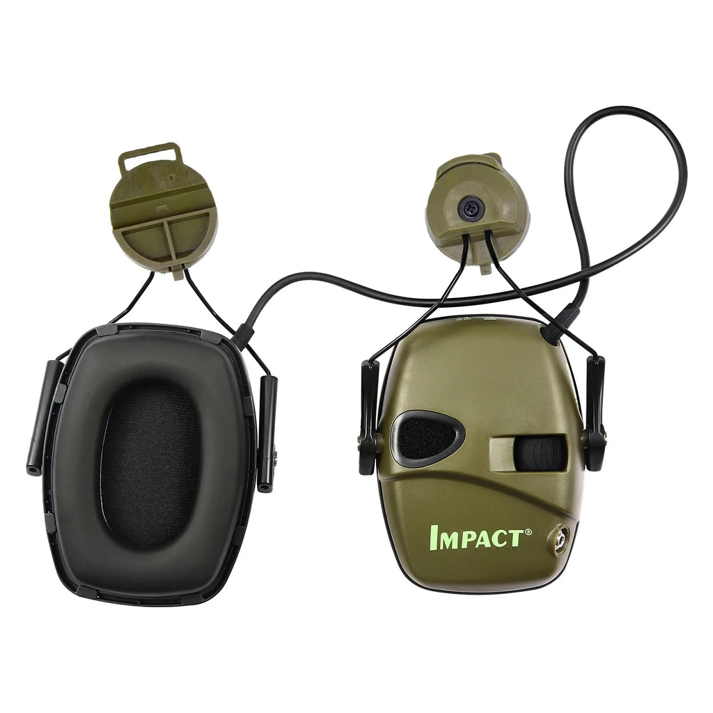 Electronic Shooting Headset Active Electronic Earmuff Ear Protect Noise Reduction Helmet Mounted Version Tactical Headphones