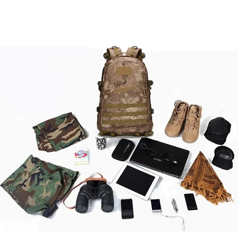 2026 Outdoor Tactical Backpack 40L Large Capacity Molle Backpack Bags Camouflage Trekking Hunting Camping Hiking Bag New