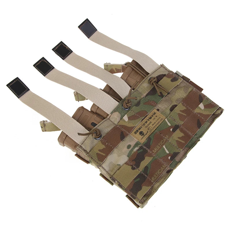 Emersongear 556 Triple Open Top Mag Pouch 5.56 Modular Magazine Pouch Molle Hunting Wargame Training Hiking Combat EM6355