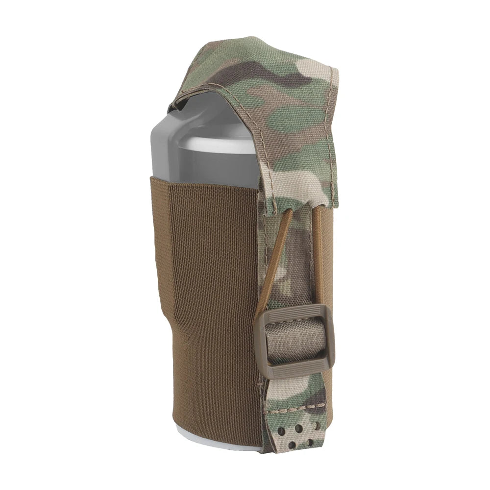 Tactical Smoke Grenade Pouch MOLLE Combat Single Magazine Bag Elastic Tab/Fixed Outdoor Hunting Airsoft Training Gear