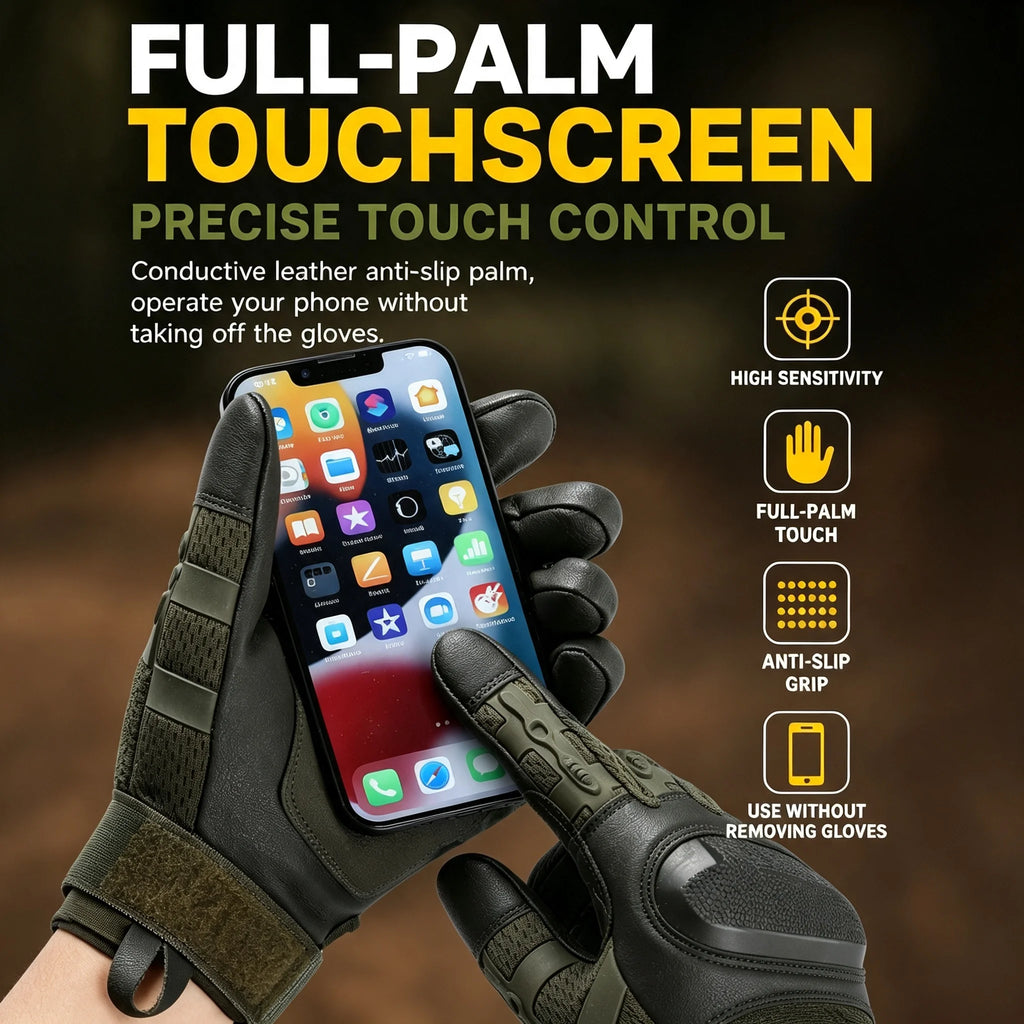 Tactical Full Finger Gloves Protective Gloves Motorcycle Climbing Outdoor Sport Gloves