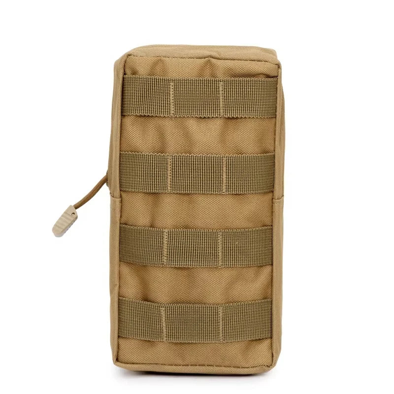 Multifunctional Tactical Pouch Durable Oxford EDC Molle Waist Belt Zipper Tool Bag for Outdoor Sports Hunting Hiking