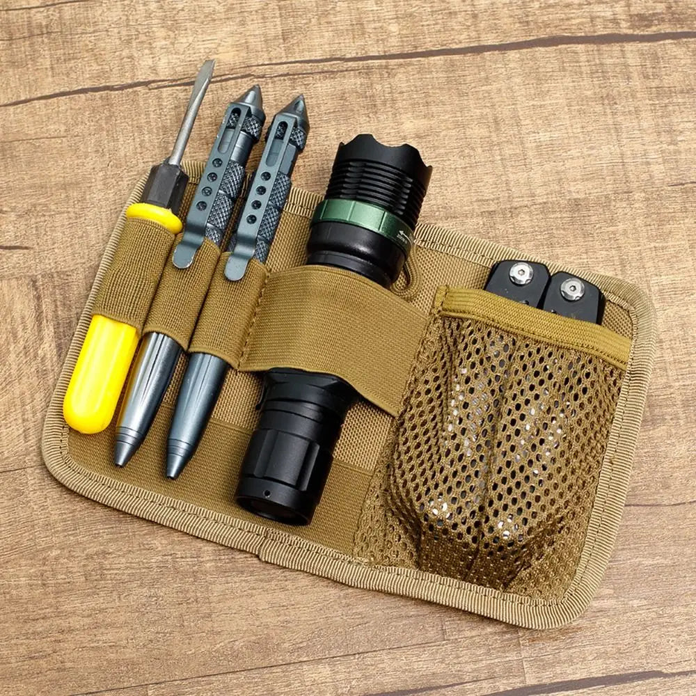 Bag Insert Modular Accessories Equipment Key Holder Pouch Wallet Belt Utility Mesh Organizer Portable Pouch