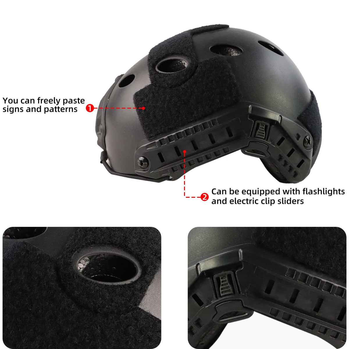 Airsoft Fast Helmet PJ Tactical Helmets CS Riding Shooting Helmet for Outdoor Sports Paintball Games Military Protective Gear